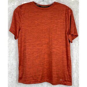 Tek Gear Dry Tek Boys Large (14-16) Husky Orange Short Sleeve T-Shirt